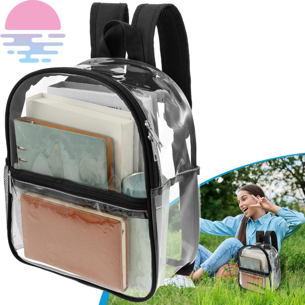 Mochila Portátil Transparente Para Estádio , Bolsa Prática Concerto Com Alças Reforçadas , Versátil , SHOPSKC1199