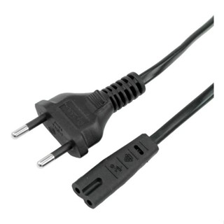 10 Cabo Força Energia Bipolar Ps2 Ps4 Radio Fonte Impressora em Oferta na Shopee