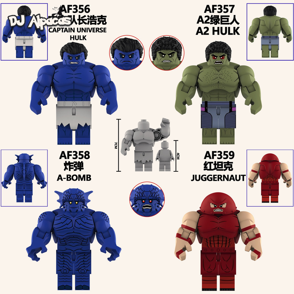 Blocos De Construção Figuras Brinquedo Colecionável AF356 AF357 AF358 AF359 em Oferta na Shopee