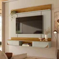 Painel Suspenso 182cm Para Tv Até 65 Polegadas Aura Madetec
