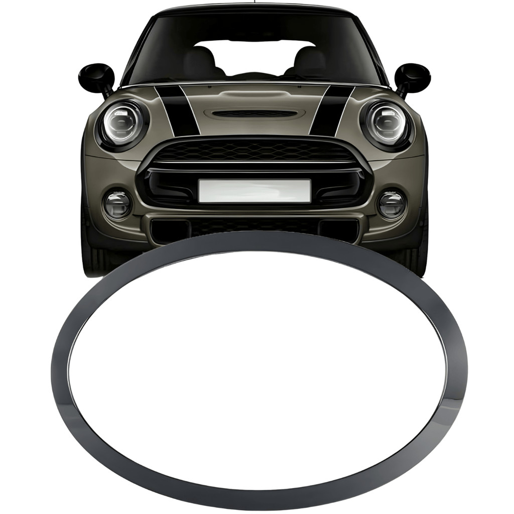Aro Preto do Farol Mini Cooper de 2014 a 2021 - Esquerdo