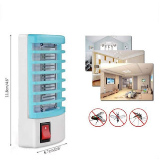 Lâmpada LED Bivolt Armadilha Repelente Eletrônico de Tomada Contra Mosquitos Insetos Pernilongos