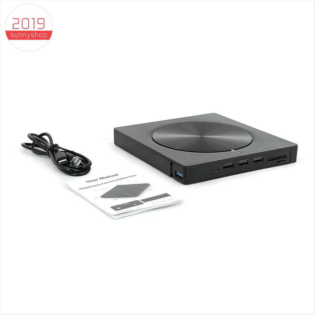 [Bestseller S] Queimador Portátil Externo USB3.0/Tipo C Dvd-Rw Disco Unidade Óptica Gravador De Multifuncional , Fácil D