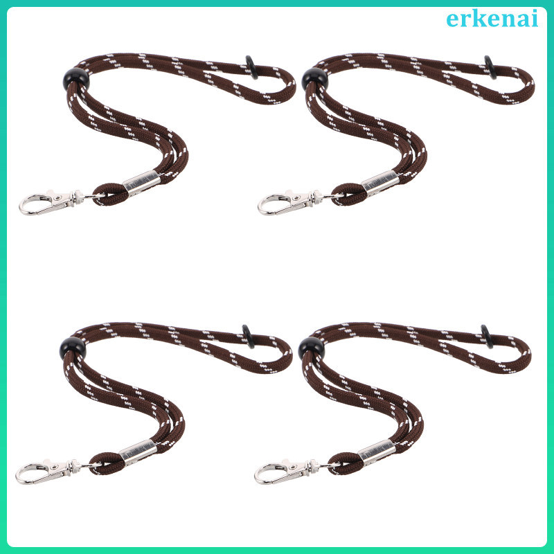 ⌚ 2Pares Cordão Antiperda Para Luvas De Esqui Em Poliéster Cor Café Para Uso Em Luvas