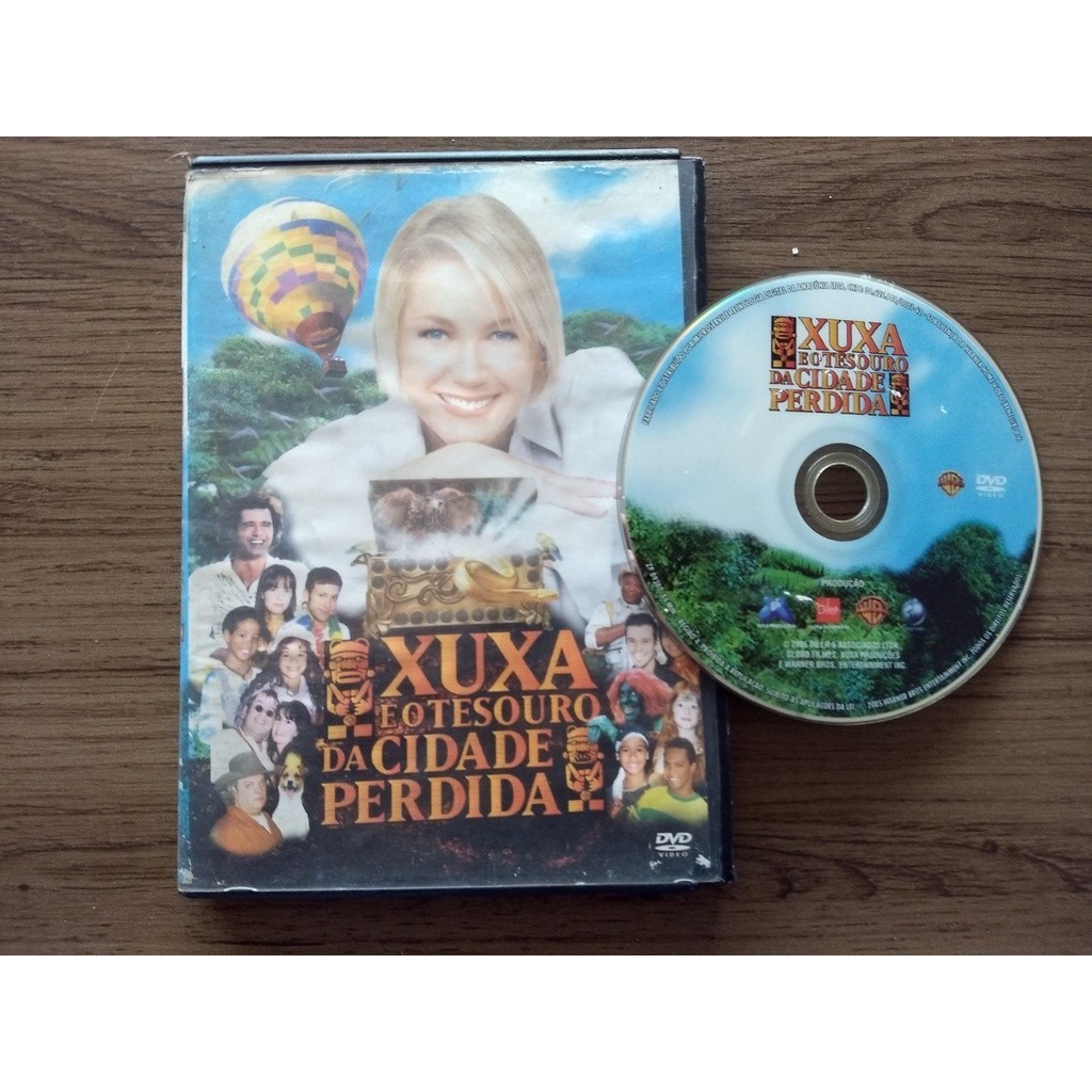 DVD XUXA E O TESOURO DA CIDADE PERDIDA - ORIGINAL