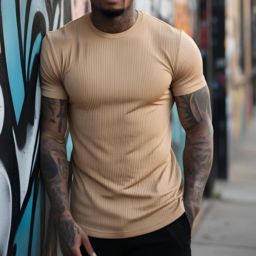 Camisa Justa Americana Canelada Slim