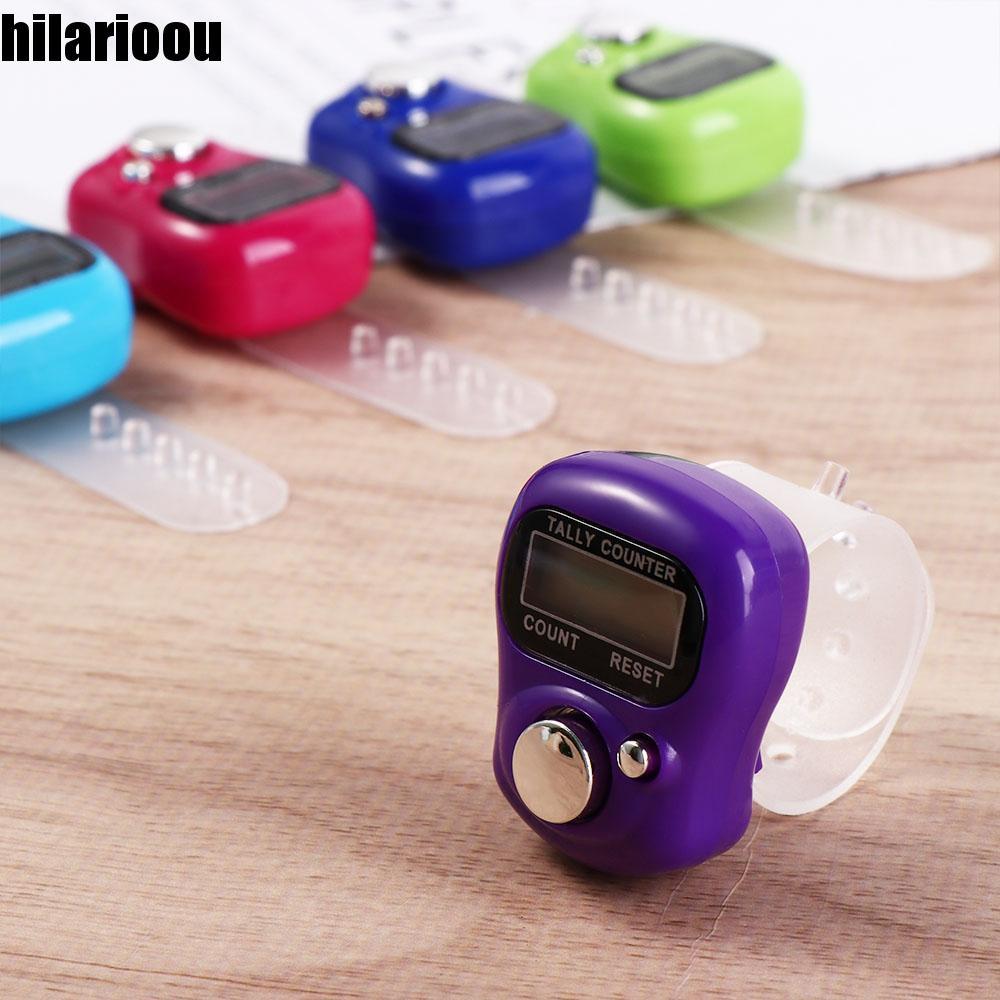 Contador De Contagem De Anel De Dedo HILARIOOU , Mini Eletrônico De Linha De Tricô , Portátil