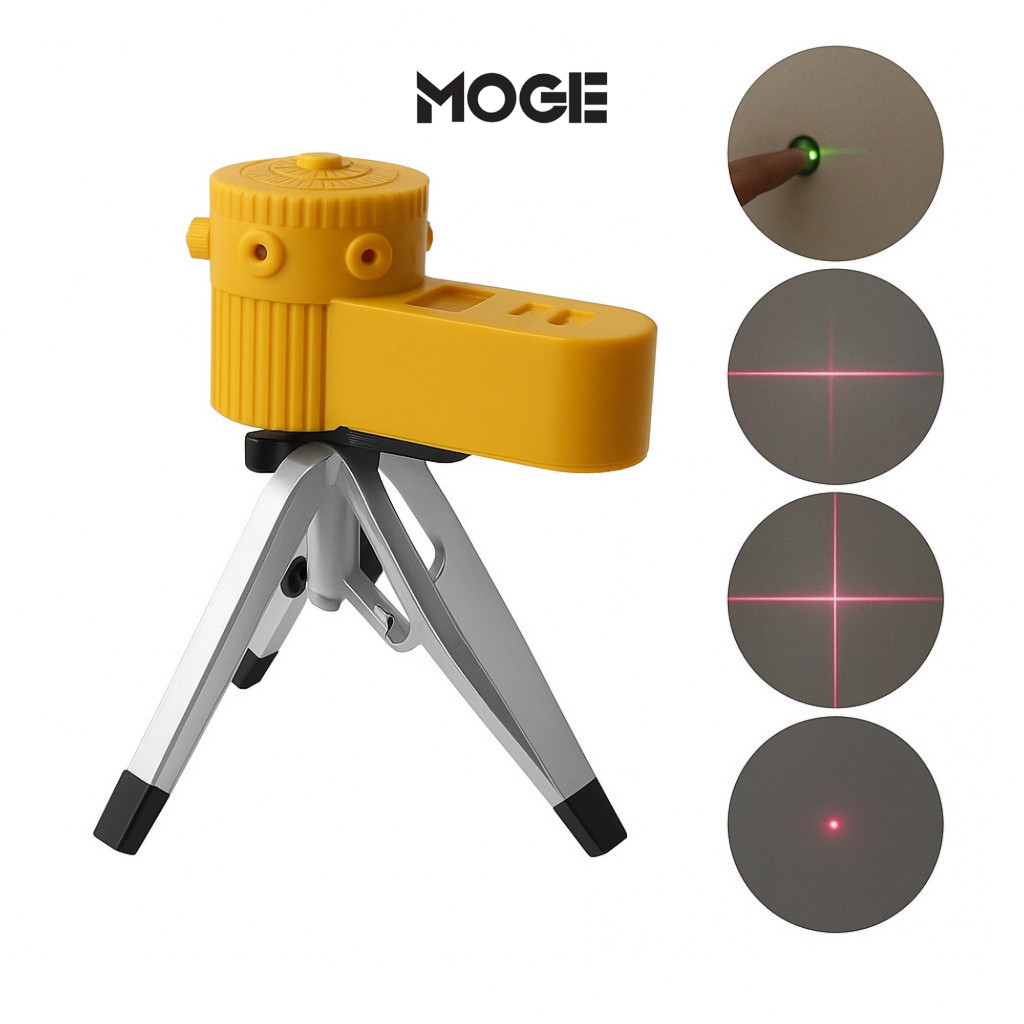 Nível Laser 360° Profissional 5 Modos | Tripé Giratório Multifuncional