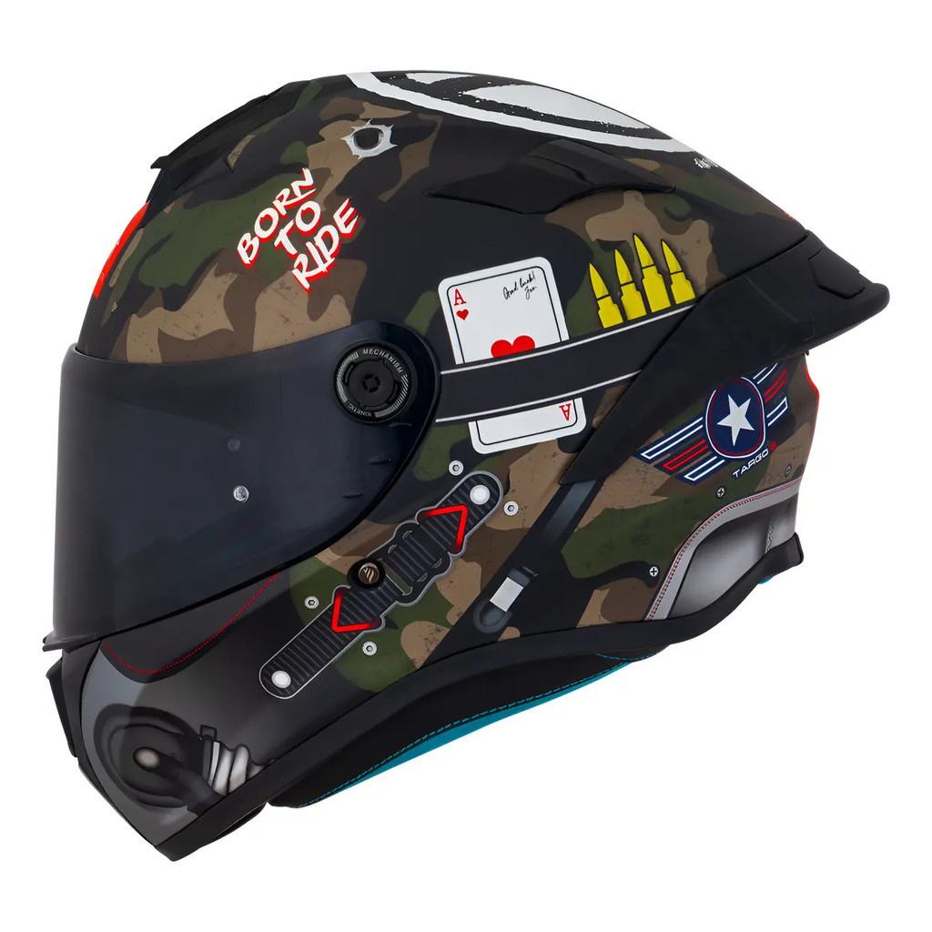 Capacete Moto Mt Targo S Fechado Diversas Cores Lançamento