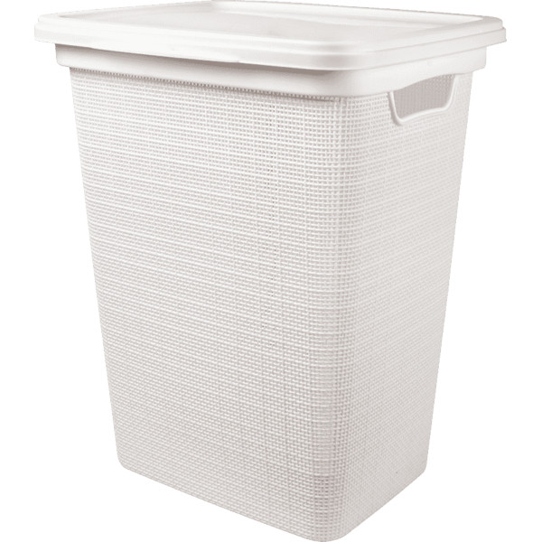 Cesto Rattan com tampa 45L