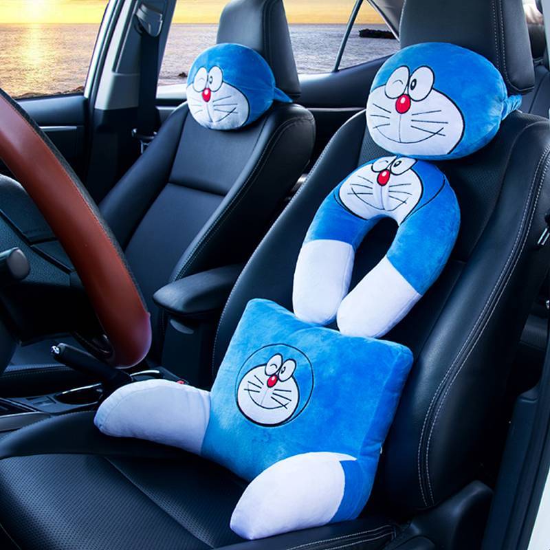 Car Cartoon Head Back Cushion Neck Pillow U-Shape Pillow Waist Pillow Lumbar Pillow Neck Cushion Pillow ANCM