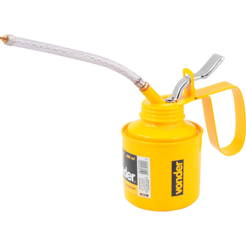 Almotolia Metálica 250ml Bico Flex 1 Peça Vonder