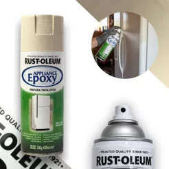 Spray Para Eletrodomésticos Epoxy Amêndoa Brilhante Rust Oleum