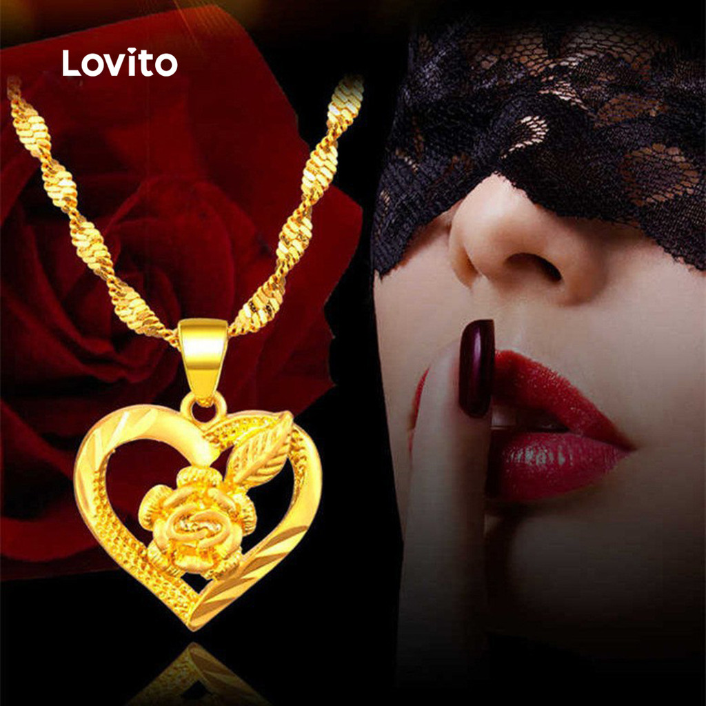 Lovito Colares requintados LCS31A110 em Oferta na Shopee