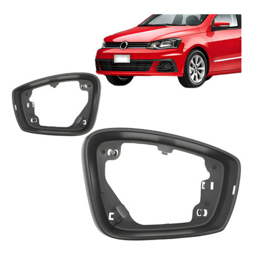 Par Aro Retrovisor Furo Pisca Gol G6 Power 2013 A 2023