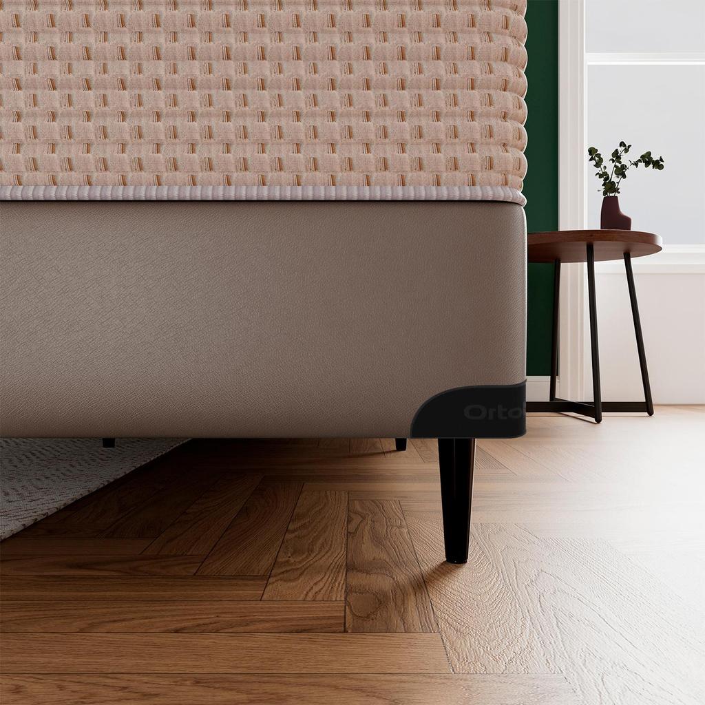 Detalhes do Base Sommier Bege Queen (158x198x30) - Ortobom