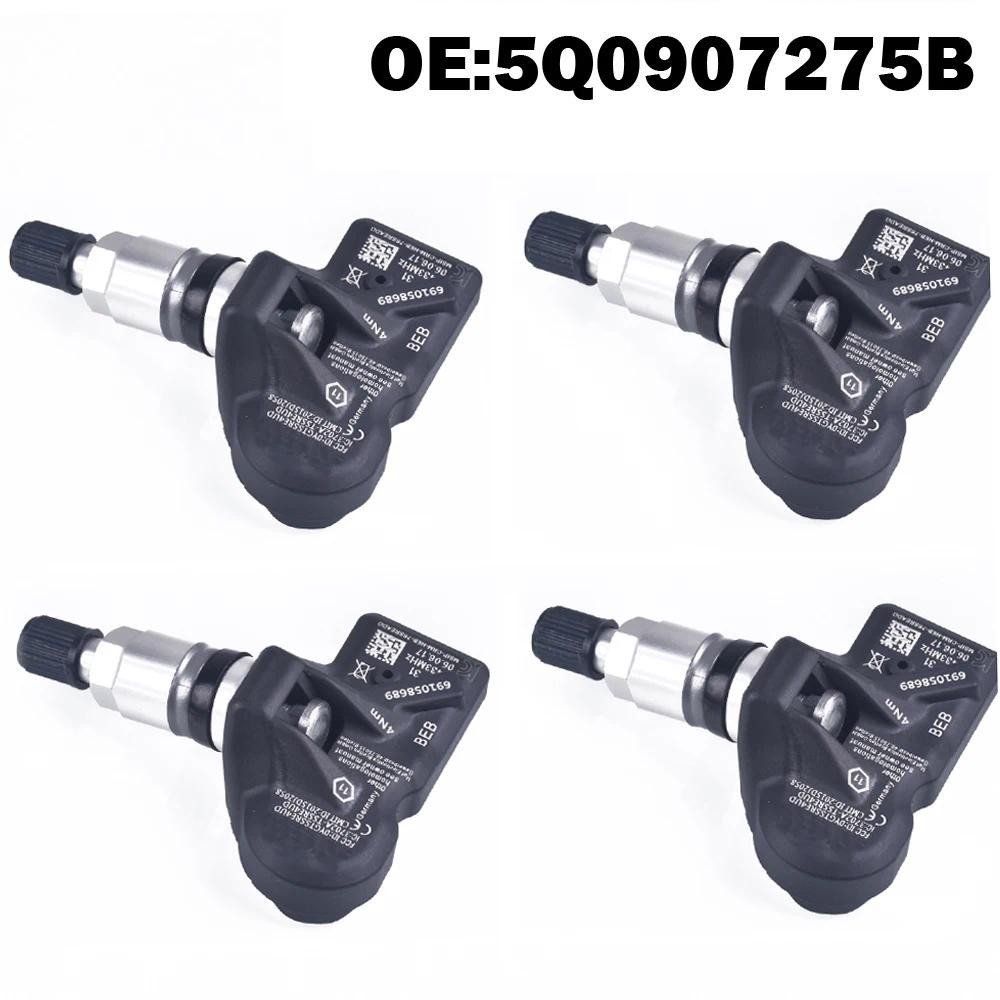 4 PCS À Prova D'água Sensor De Monitor De Pressão De Pneu De Carro TPMS Para SKODA Citigo Fabia Octavia Karoq Rapid Room