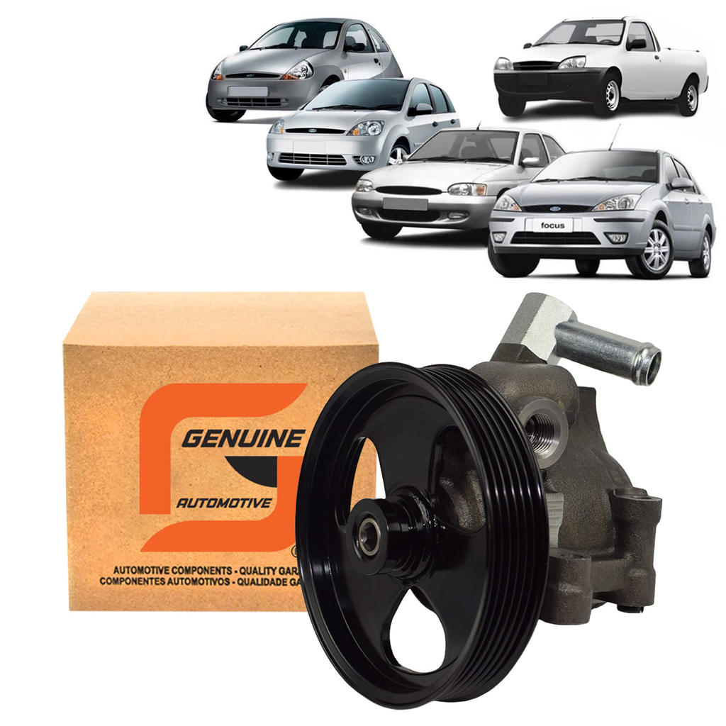 Bomba Direção Hidráulica Focus 1.6 Courier Fiesta e Ka 1.6 2001 a 2008