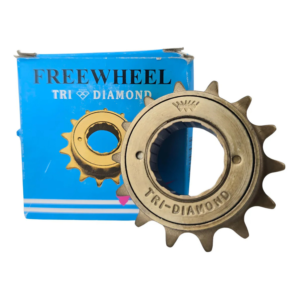 CATRACA COM ROSCA 14 DENTES P/ BICICLETA BMX CROSS FREESTYLE RODA LIVRE TODA ESFERA TRI DIAMOND P/ BIKE MANOBRAS PRO-X