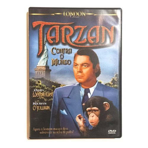 Dvd Tarzan Contra O Mundo - Johnny Weissmuller