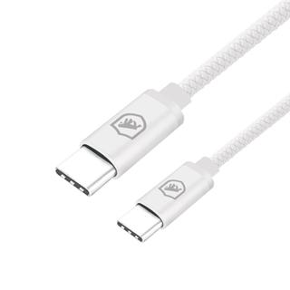 Cabo Symetric - Branco - Tipo C / Tipo C - 1,5M - Gshield em Oferta na Shopee