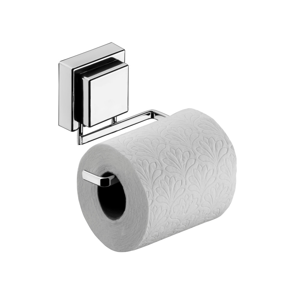 Porta papel higienico papeleira cromada fixaçao sucção ventosa marca Future modelo 8052