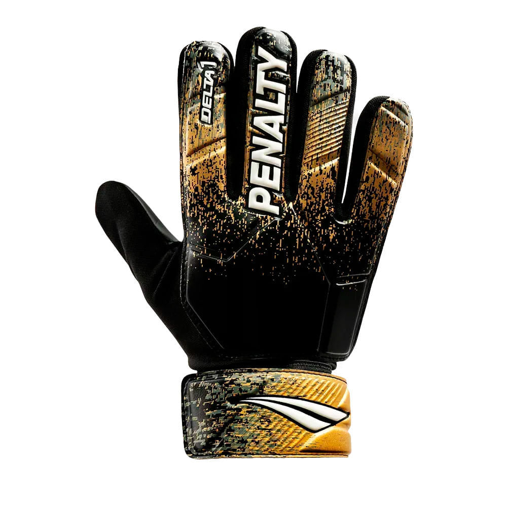 Luva Juvenil Penalty Delta 1 X-Grip Preto/Dourado em Oferta na Shopee