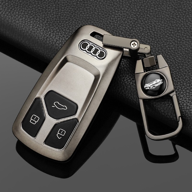 Para Audi A4 B9 A5 A6 8S 8W Q5 Q7 4M S4 S5 S7 TT TTS TFSI RS TPU Capa Chave Do Carro Caso Escudo Chaveiro Fob Acessórios