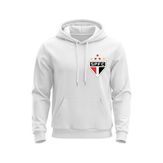 Moletom Blusa de Frio Canguru Com Capuz de Algodão São Paulo Unissex Diversas Cores em Oferta na Shopee
