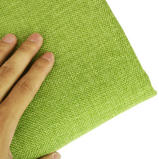 Meio arroz preço verde sofá tecido de linho engrossado linho de algodão duro velho pano grosso capa de sofá travesseiro 