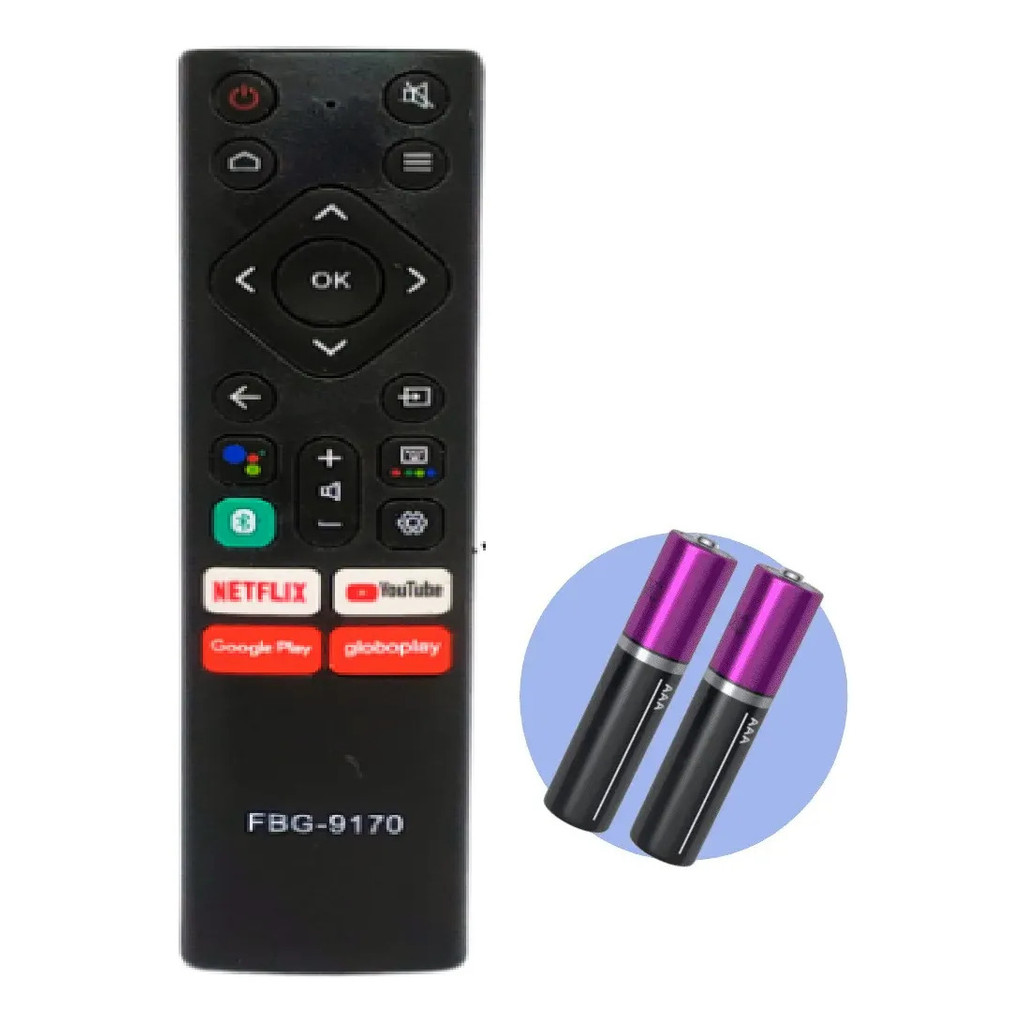 Controle Remoto Smart  Compatível C/ Panasonic Fbg-9170