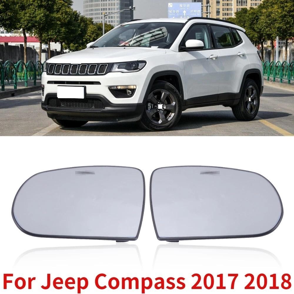 CAPQX Para Jeep Compass 2017 2018 Espelho Retrovisor Externo Vidro Lente De Ré Lateral Com Aquecimento Ou Peças Nãoauto