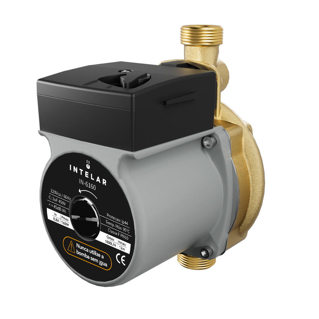 Pressurizador De Água, Bomba Pressurizadora 220V 60Hz 160W Velocidade de Rotação