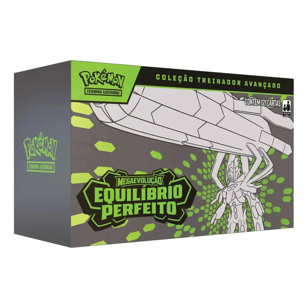 Pokémon Tcg Etb Equilíbrio Perfeito 121 Cartas Copag