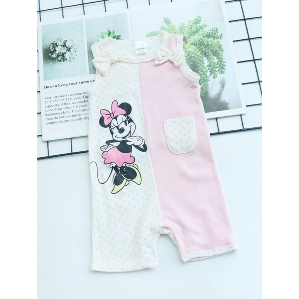 Feminino roupas de bebê recém-nascido macacão de verão colete bebê macacão Boxer macacão verão estilo fino