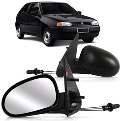 Retrovisor Gol Parati Bola G2 1995 1996 1997 1998 1999 2 Portas Com Controle Interno