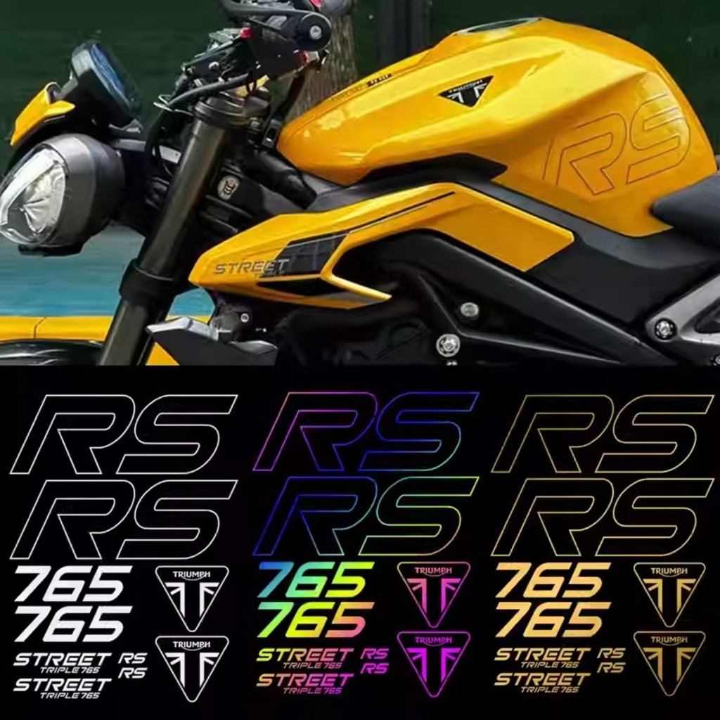Para Triumph Stieet Triple765 Adesivos Decorativos Motocicleta Decalque Tanque De Combustível Adesivo De Vinil