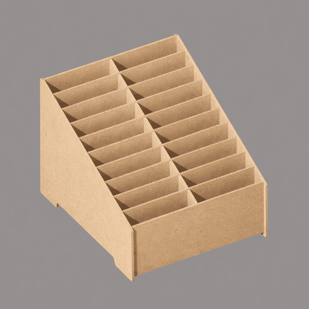 Organizador Suporte Para Celulares com 20 Compartimento Capinhas Loja Vitrine Asistencia Tecnica em MDF