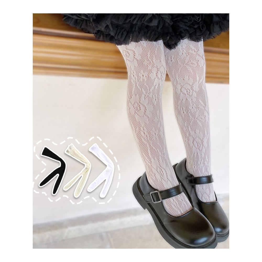 Malha meia-calça infantil verão fino meninas bebê Leggings respirável bebê princesa meias Anti-Mosquito dança meia-calça