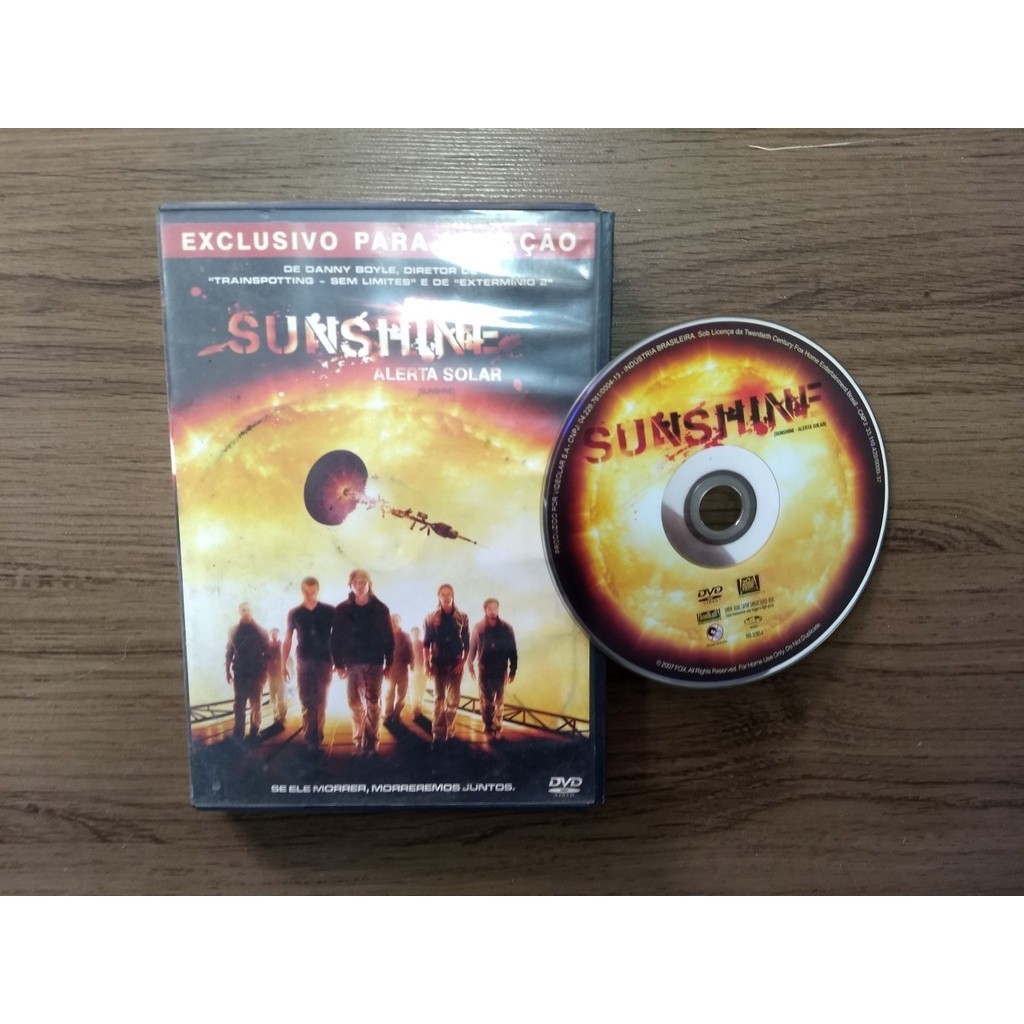 DVD SUNSHINE ALERTA SOLAR - ORIGINAL
