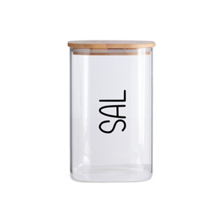 Porta Mantimentos Quadrado (1,2 Litros) Sal em Oferta na Shopee