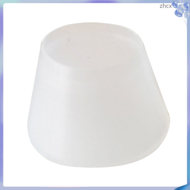 🏠 Capa De Silicone Para Extremidade Da Raquete De Tênis Branca Antichoque E Antiderrapante Para Proteção