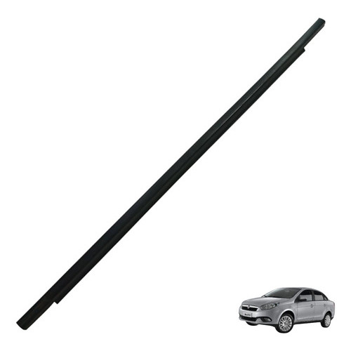 Pestana Externa Dianteira Direita Fiat Grand Siena 2012 2013 Preto