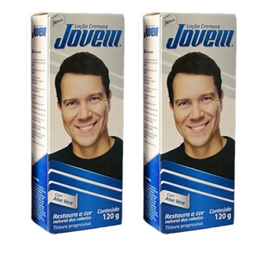 2 Loções Jovem Cremosa Restauradora para Cabelo 120g em Oferta na Shopee