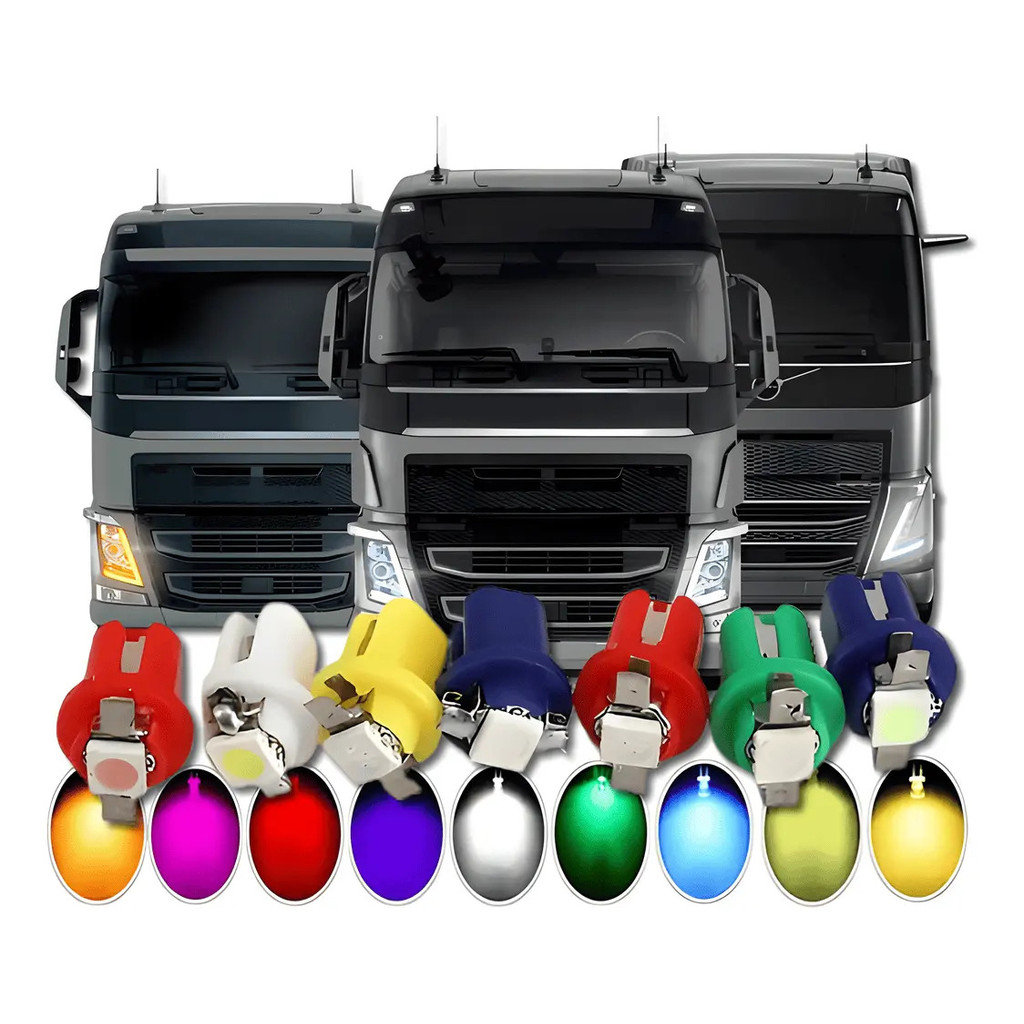 10 Lampadas Led 24v Tacografo Painel Caminhão Mb 709