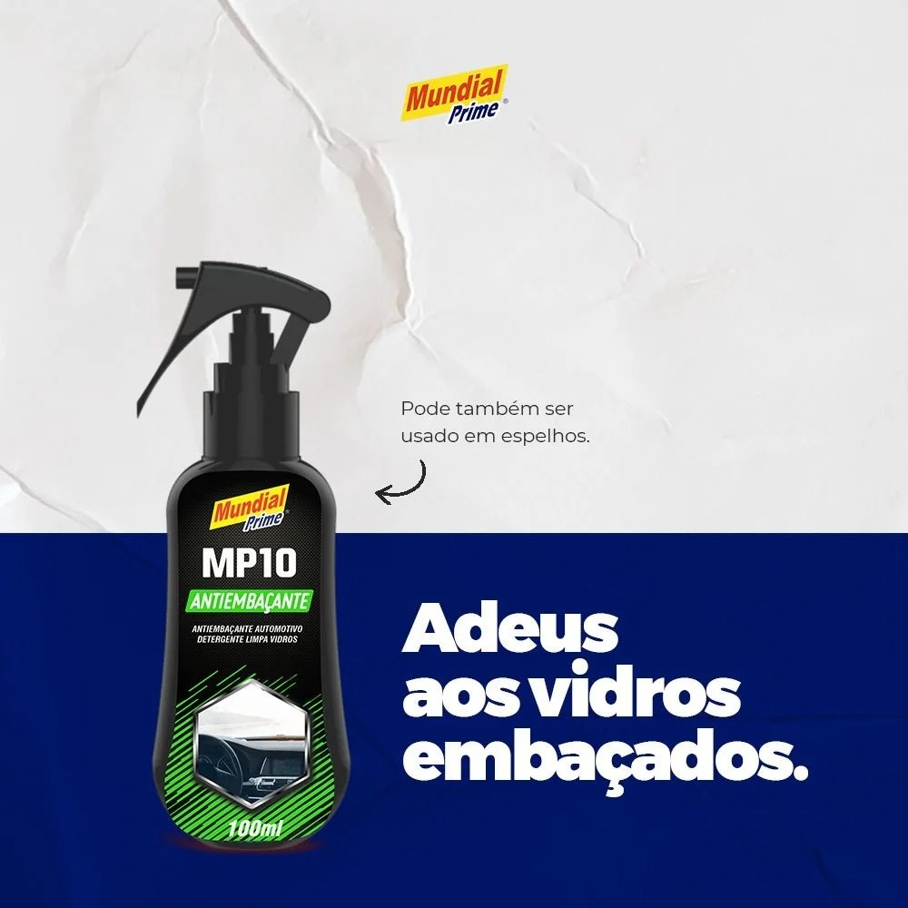 Antiembaçante Automotivo Spray MP10 100ml Mundial Prime — imagem 2 de 2