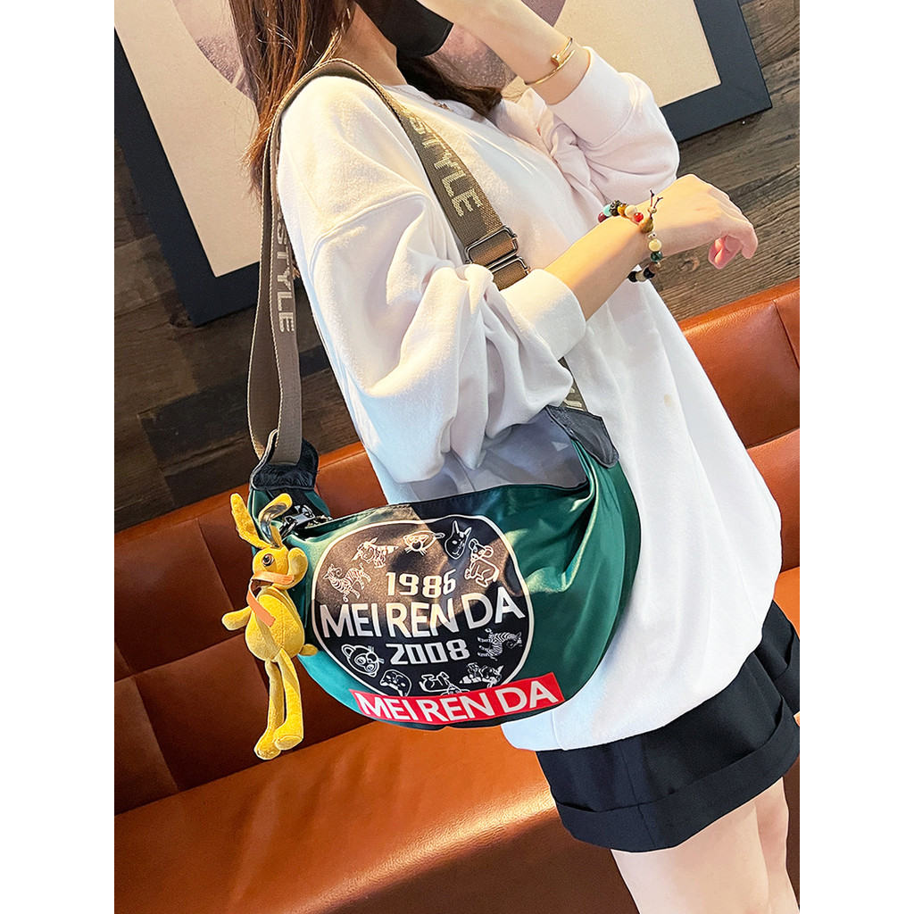 Street Wear Oxford pano leve saco do mensageiro feminino 2026 novo estilo moda bolinho saco lazer saco de peito esportes