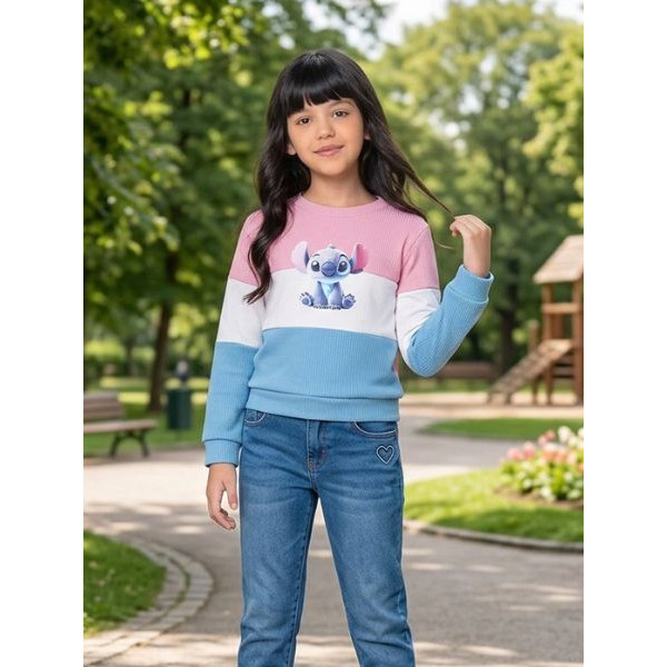 Blusa Infantil Unisex Novidade Manga Longa Novidade Inverno
