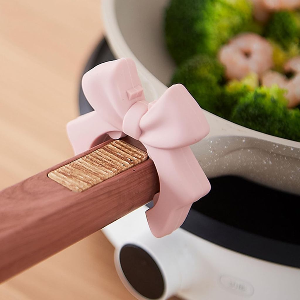 Suporte para Espátula, Descanso para Utensílios de Cozinha em Forma de Arco para Borda de Panela, Acessório de Cozinha R