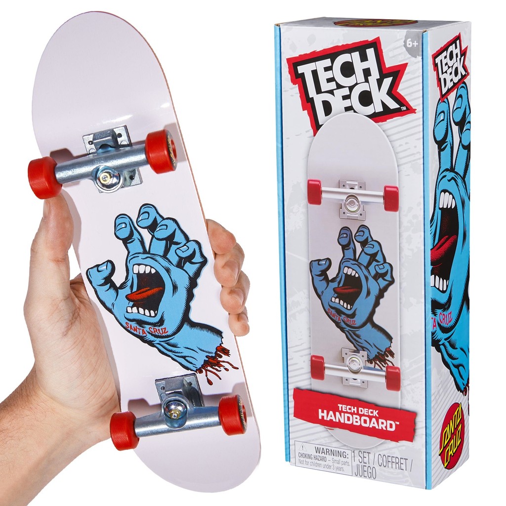 Skate De Mão Primitive Santa Cruz Tech Deck Profissional Colecionável - Spin Master